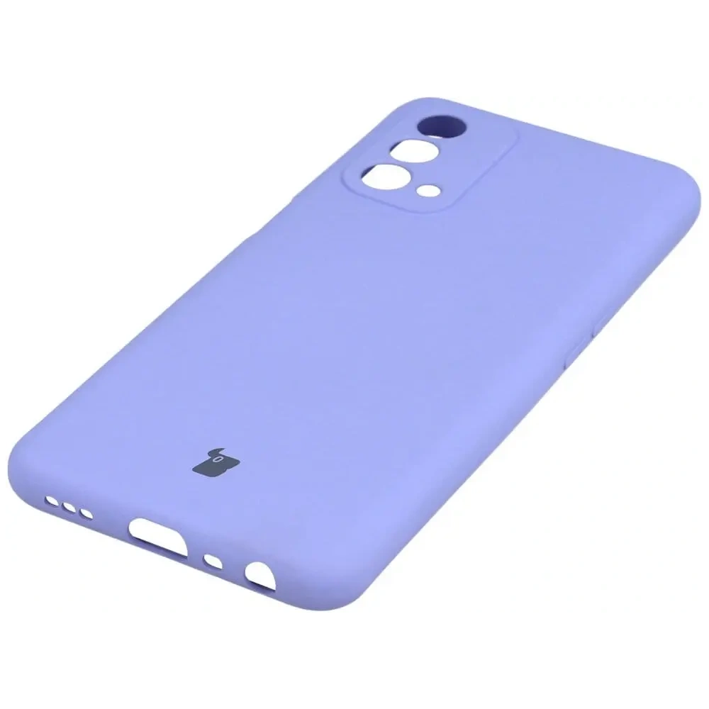 Etui Bizon Case Silicone do Oppo A93 5G jasnofioletowe