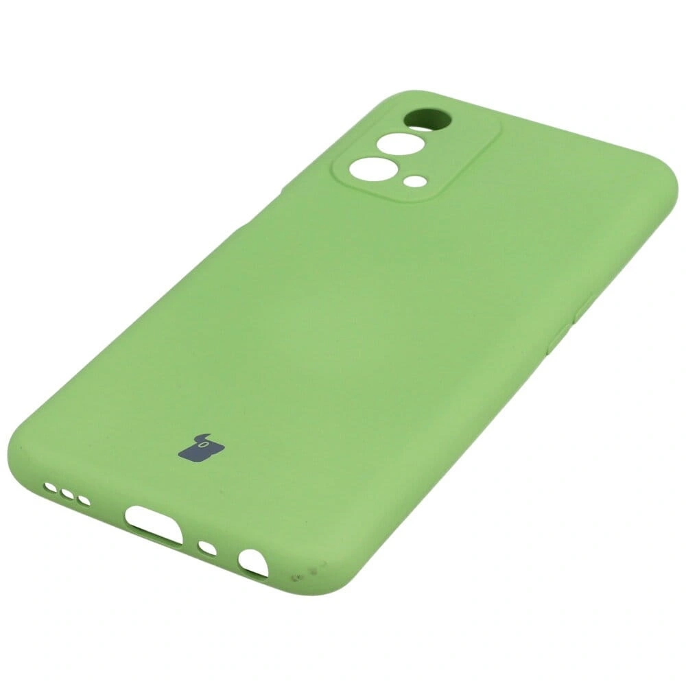 Etui Bizon Case Silicone do Oppo A93 5G jasnozielone