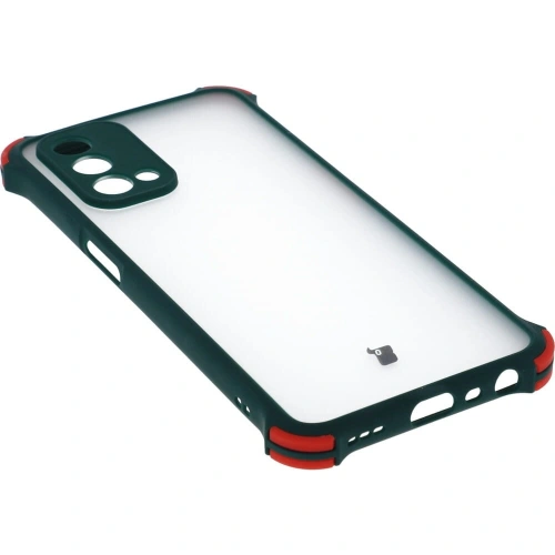 Kup Bizon Case AntiShock Hybrid Oppo A93 5G / OnePlus Nord N200 5G dunkelgrün - BIZ615 - {ean13} - Sklep Home Screen