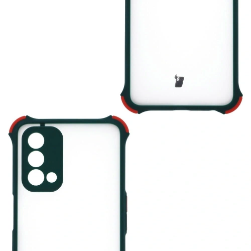 Kup Bizon Case AntiShock Hybrid Oppo A93 5G / OnePlus Nord N200 5G dunkelgrün - BIZ615 - {ean13} - Sklep Home Screen