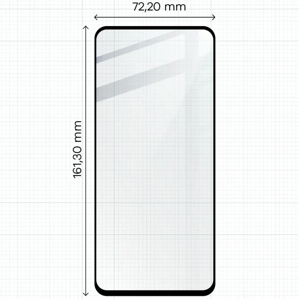 Szkło hartowane Bizon Glass Edge 2 do Oppo A98 czarne