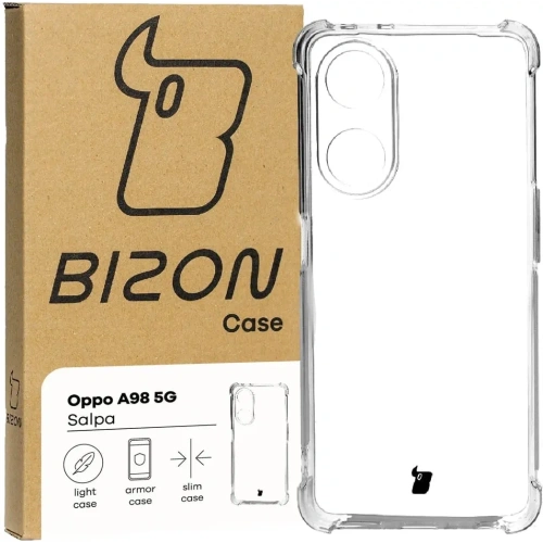Kup Elastyczne etui Bizon Case Salpa do Oppo A98 5G przezroczyste - BIZ620 - {ean13} - Sklep Home Screen