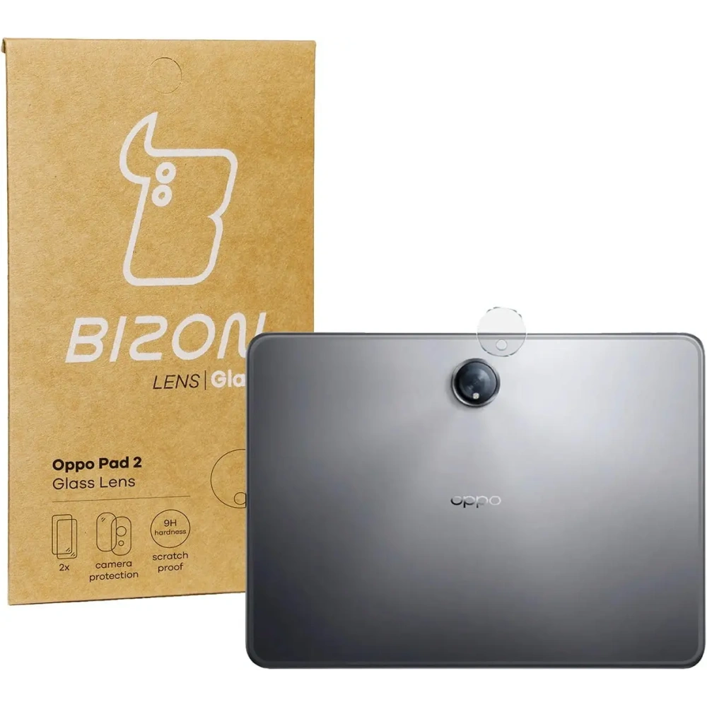Szkło na aparat Bizon Glass Lens do Oppo Pad 2 [2 PACK]