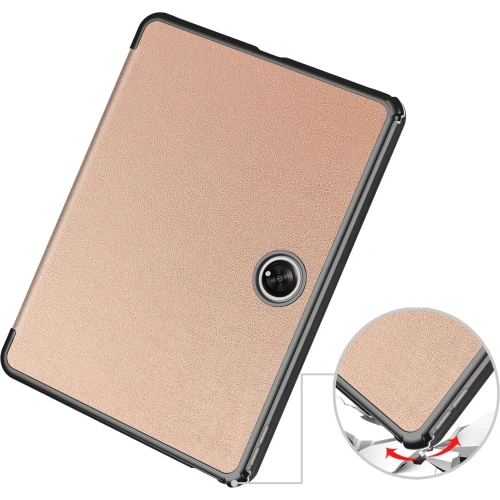 Kup Etui Bizon Case Tab Croc do Oppo Pad 2 / OnePlus Pad różowozłote - BIZ627 - {ean13} - Sklep Home Screen