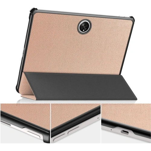 Kup Etui Bizon Case Tab Croc do Oppo Pad 2 / OnePlus Pad różowozłote - BIZ627 - {ean13} - Sklep Home Screen