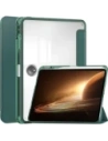 Etui Bizon Case Tab Clear Satin do Oppo Pad 2 / OnePlus Pad ciemnozielone