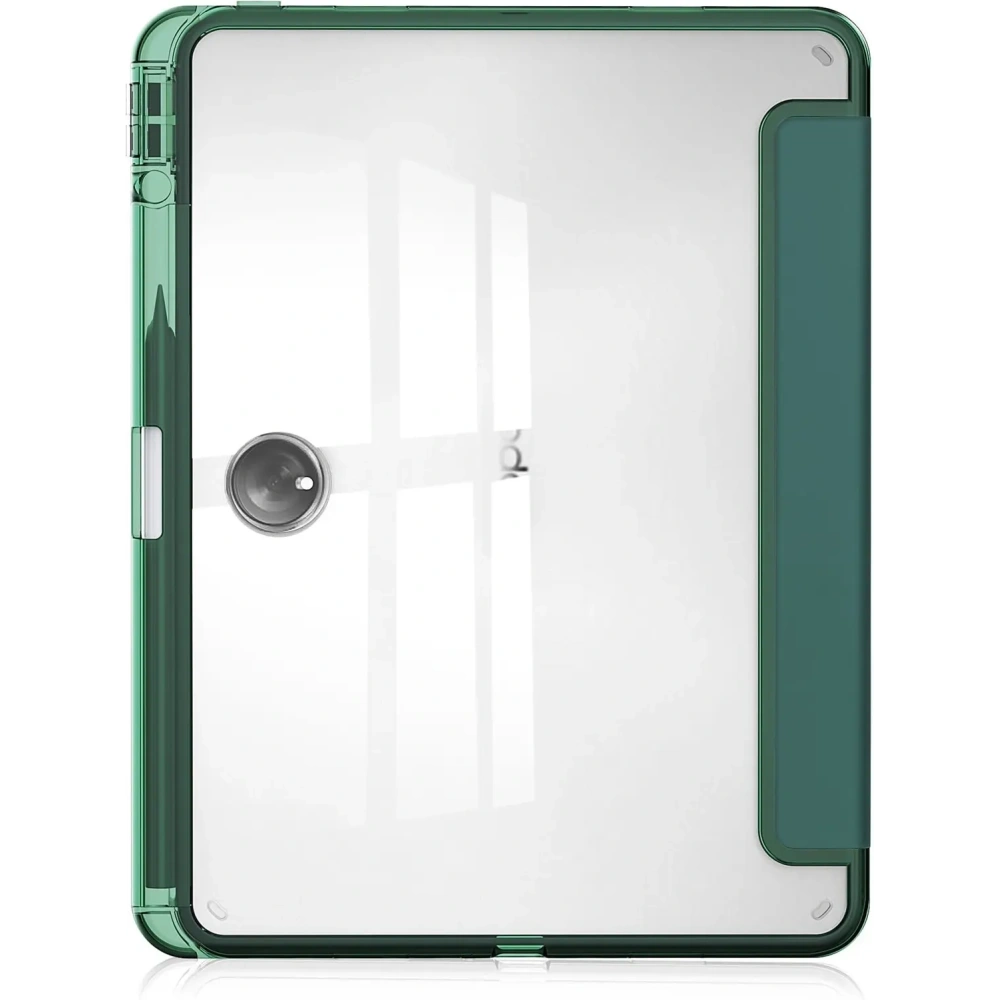 Etui Bizon Case Tab Clear Satin do Oppo Pad 2 / OnePlus Pad ciemnozielone