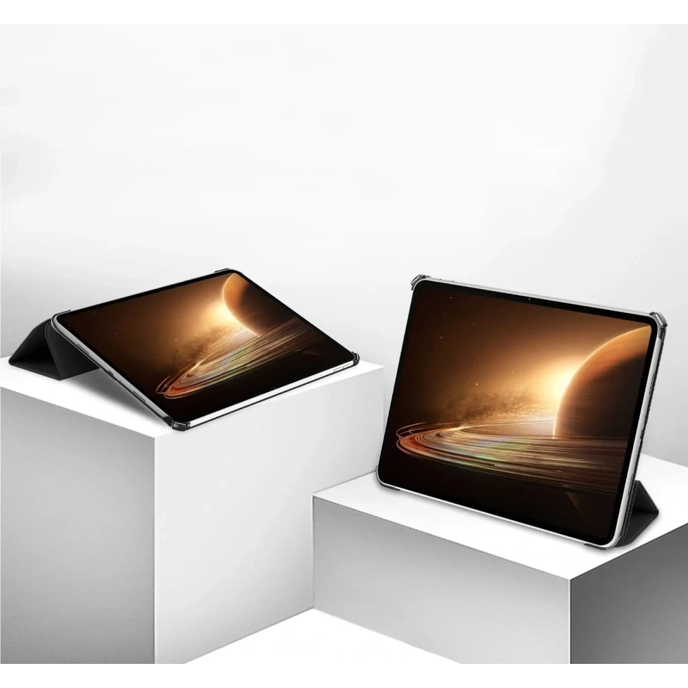 Etui Bizon Case Tab Croc do Oppo Pad 2 / OnePlus Pad czarne