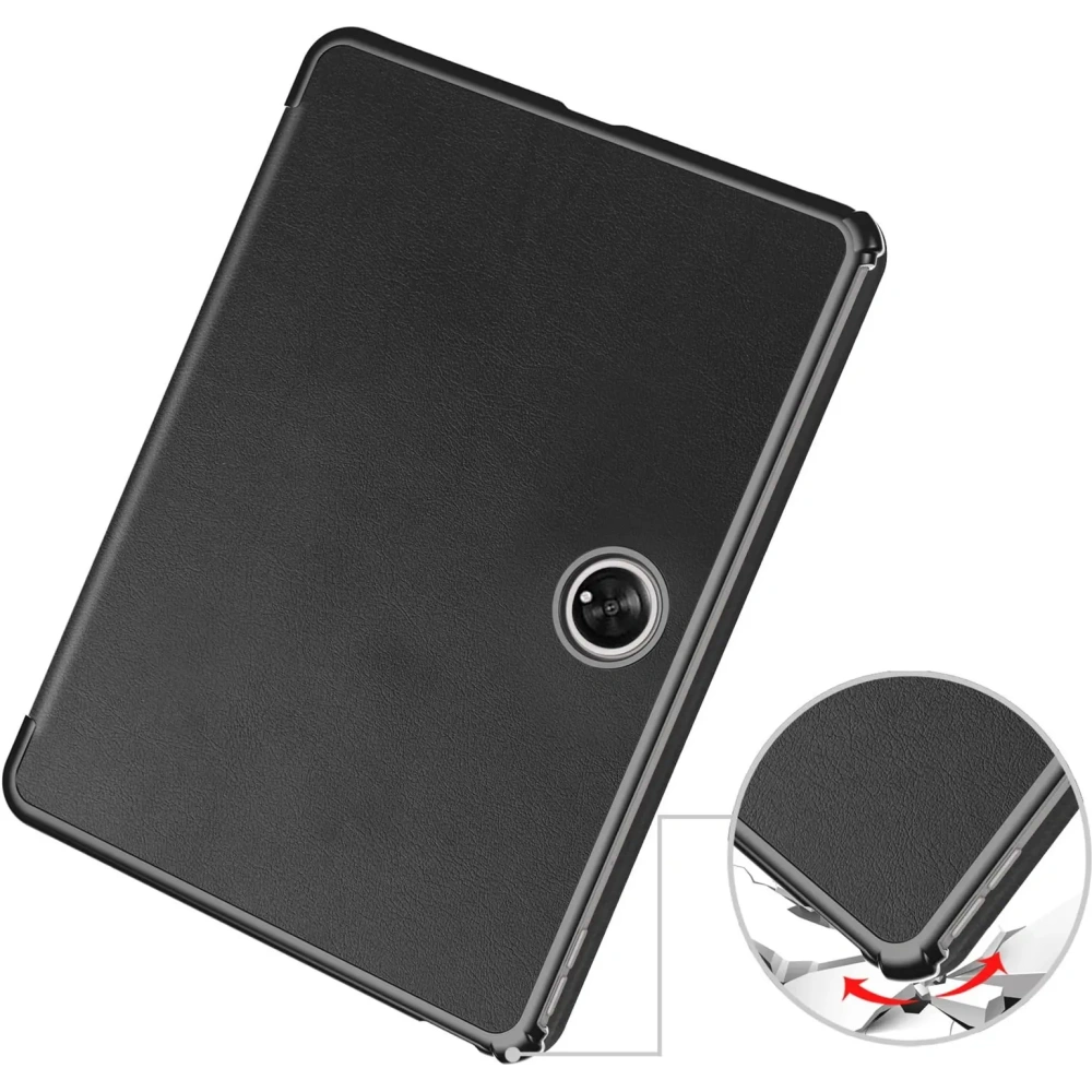 Etui Bizon Case Tab Croc do Oppo Pad 2 / OnePlus Pad czarne