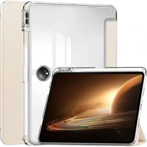Bizon Case Tab Clear Satin Oppo Pad 2 / OnePlus Pad beige