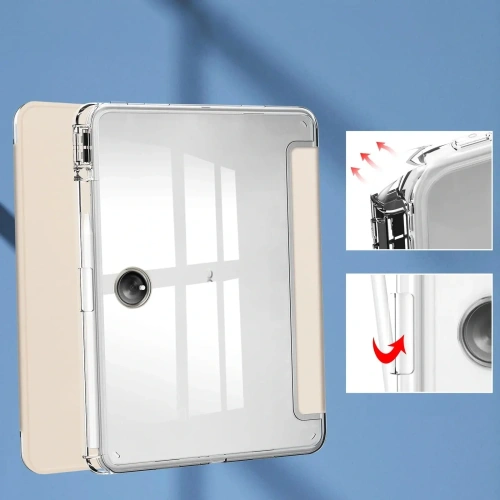 Kup Bizon Case Tab Clear Satin Oppo Pad 2 / OnePlus Pad bej - BIZ632 - {ean13} - Sklep Home Screen