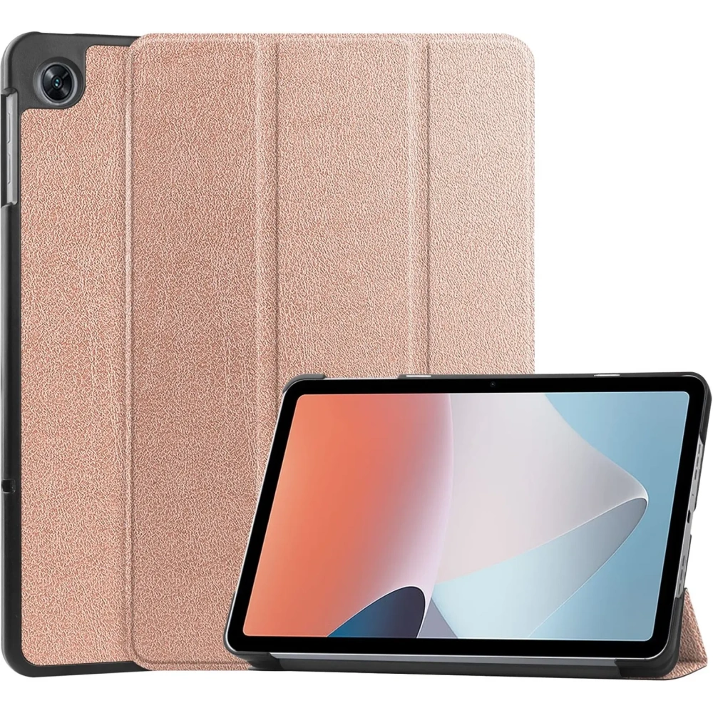 Etui Bizon Case Tab Croc do OPPO Pad Air różowozłote