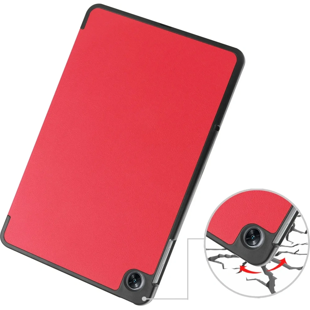 Etui Bizon Case Tab Croc do OPPO Pad Air czerwone