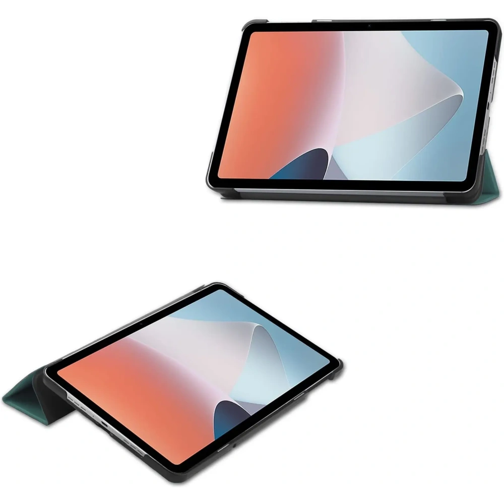 Etui Bizon Case Tab Croc do OPPO Pad Air ciemnozielone