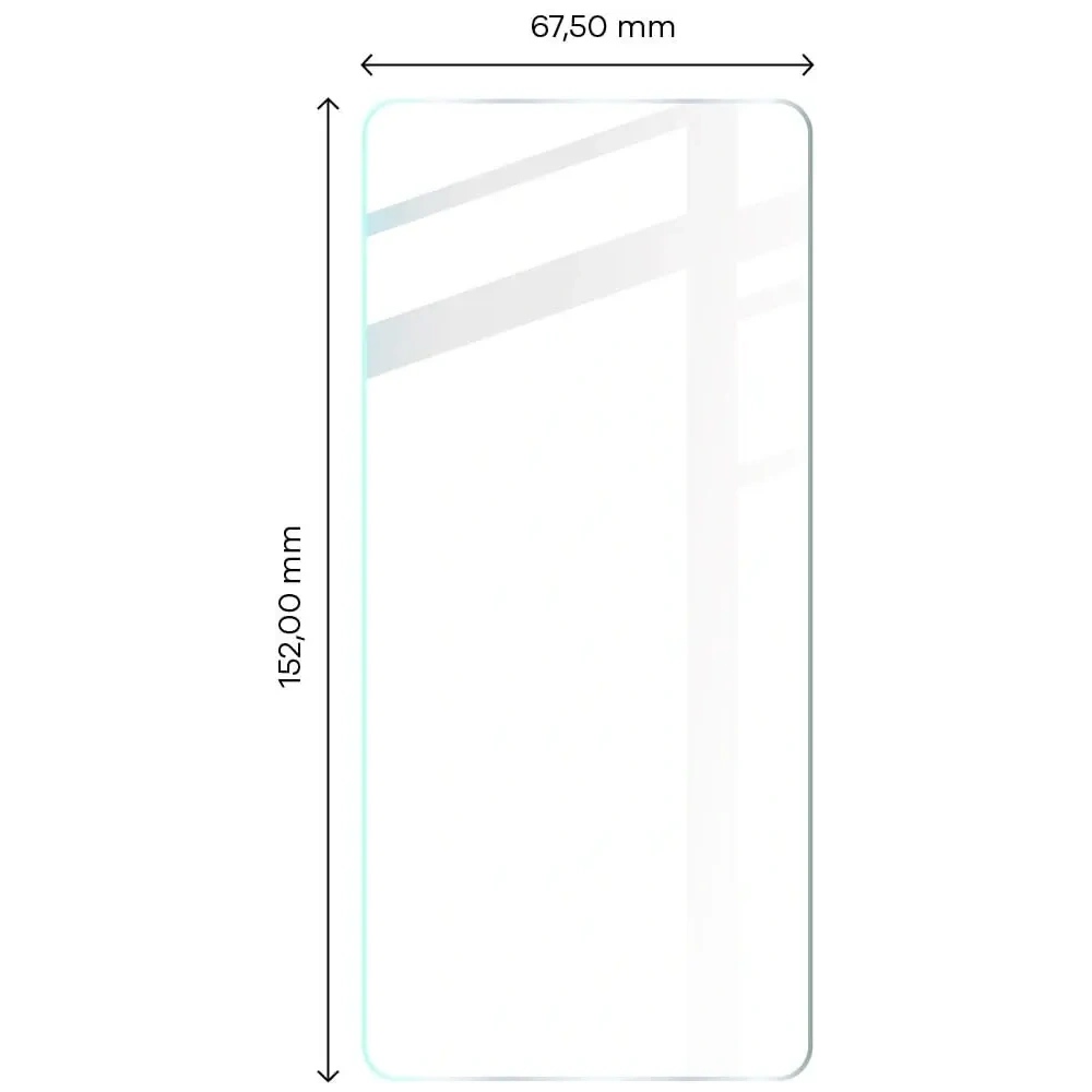 Szkło hartowane Bizon Glass Clear do Oppo Reno 4 Lite / Oppo Reno 5 / Realme 8 / Realme 8 Pro