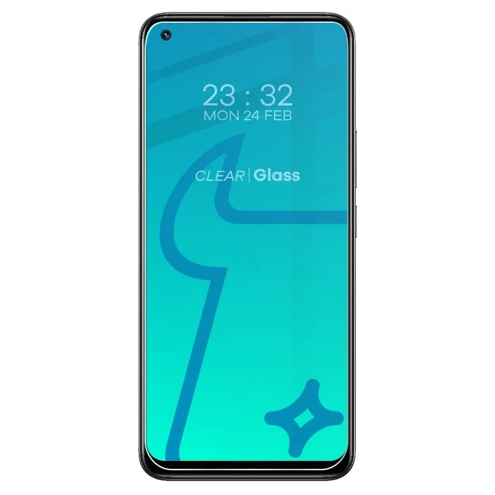 Szkło hartowane Bizon Glass Clear do Oppo Reno 4 Lite / Oppo Reno 5 / Realme 8 / Realme 8 Pro