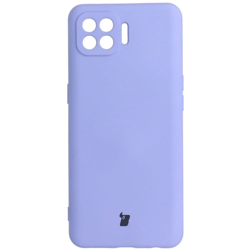 Etui Bizon Case Silicone do Oppo Reno 4 Lite jasnofioletowe