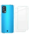 Bizon Case Clear Pack tok + 2x kijelzőüveg Oppo Reno 5 5G átlátszó