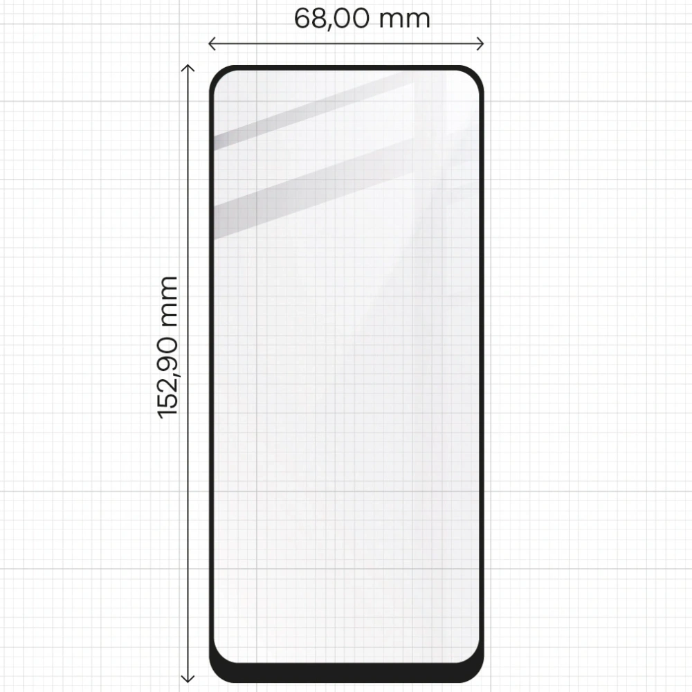 Szkło hartowane Bizon Glass Edge do Oppo Reno 5 5G czarne