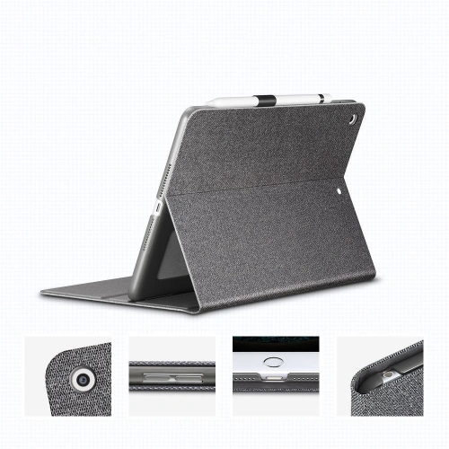 Kup Etui ESR Simplicity Pencil Apple iPad 9.7 2017/2018 (5. i 6. generacji) Light Grey - ESR024GRY - {ean13} - Sklep Home Screen