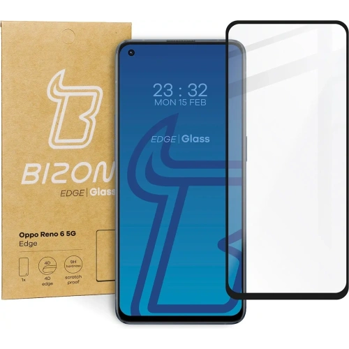 Kup Szkło hartowane Bizon Glass Edge do Oppo Reno 6 5G czarne - BIZ650 - {ean13} - Sklep Home Screen
