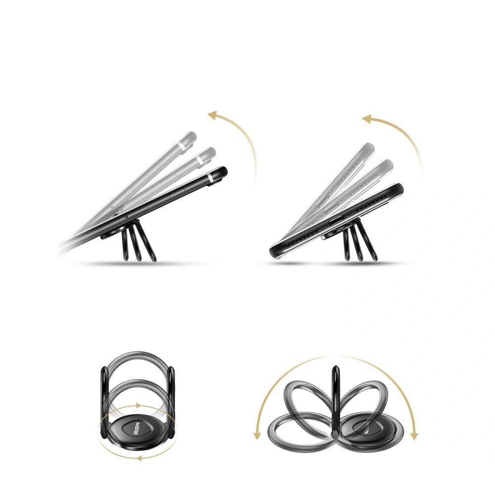 Uchwyt na palec ESR Magnetic Phone Ring Black