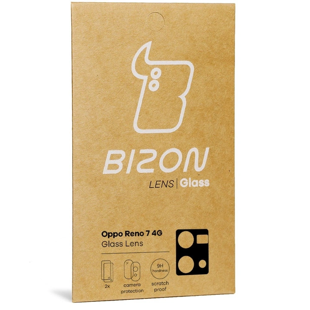 Szkło na aparat Bizon Glass Lens do Oppo Reno 7 4G [2 PACK]
