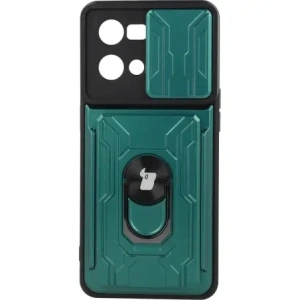 Kup Etui Bizon Case Camshield Card Slot Ring pro Oppo Reno 7 4G zelené - BIZ657 - {ean13} - Sklep Home Screen
