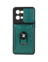 Bizon Case Camshield Kartensteckplatz Ring Oppo Reno 7 4G grün