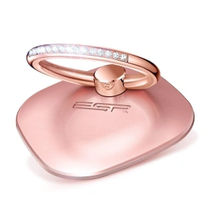 ESR Swarovski Phone Ring Rose Gold