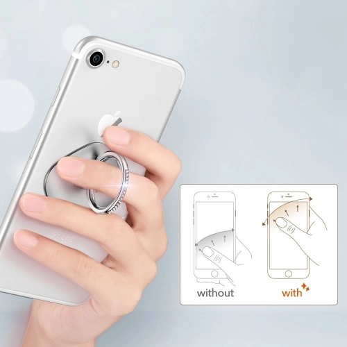Buy ESR Swarovski Phone Ring Rose Gold - ESR027RS - {ean13} - Home Screen Store Europe