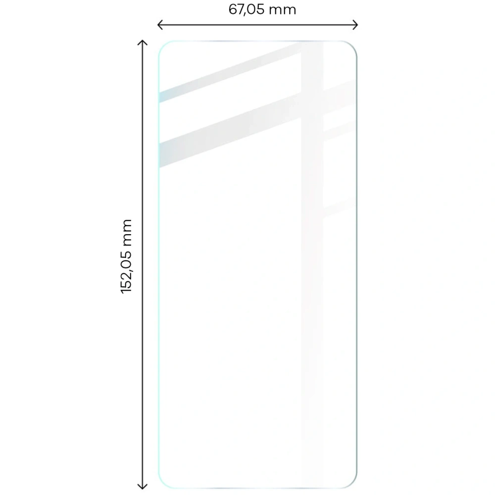 Szkło hartowane Bizon Glass Clear do Oppo Reno 7 4G/5G