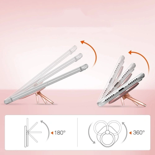 Kup Uchwyt na palec ESR Swarovski Phone Ring Rose Gold - ESR027RS - {ean13} - Sklep Home Screen