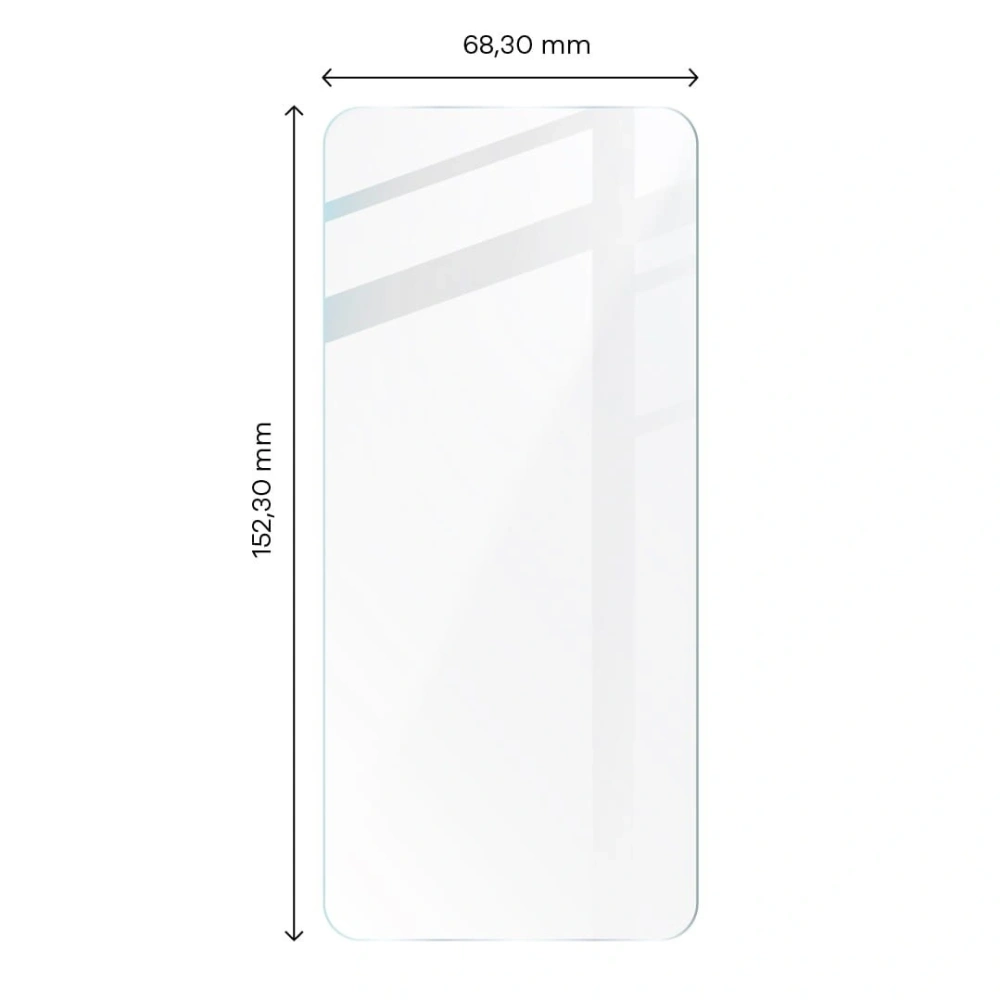 Szkło hartowane Bizon Glass Clear do Oppo Reno 7 Lite