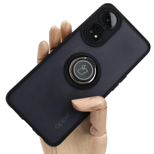Kup Bizon Case Hybrid Gyűrű Oppo Reno8 T füstös fekete kerettel - BIZ665 - {ean13} - Sklep Home Screen