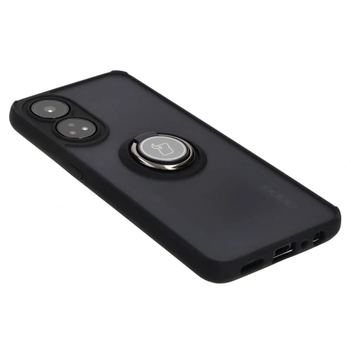 Kup Etui s úchopem na prst Bizon Case Hybrid Ring pro Oppo Reno8 T kouřové s černým rámečkem - BIZ665 - {ean13} - Sklep Home Screen