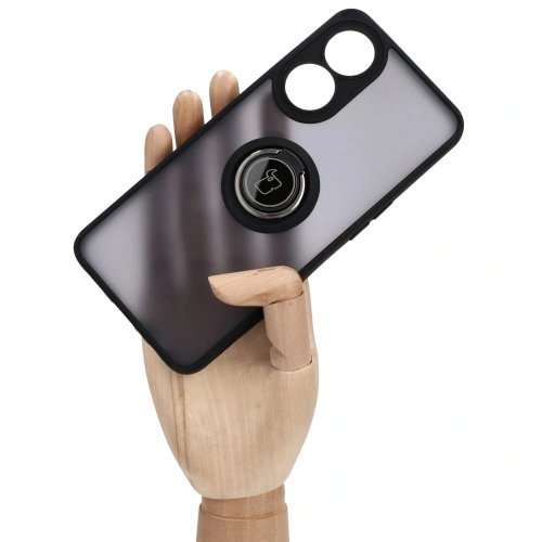 Kup Bizon Case Hybrid Ring Oppo Reno8 T rauchig mit schwarzem Rahmen - BIZ665 - {ean13} - Sklep Home Screen