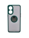 Kup Bizon Case Hybrid Ring Oppo Reno8 T rauchig mit einem dunkelgrünen Rahmen - BIZ667 - {ean13} - Sklep Home Screen