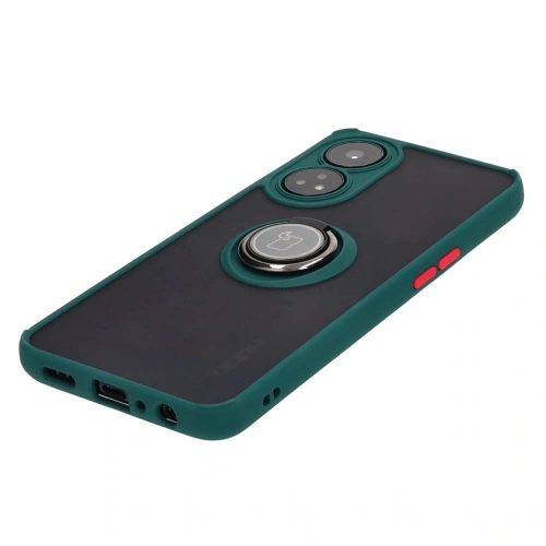 Kup Bizon Case Hybrid Gyűrű Oppo Reno8 T füstös színben, sötétzöld kerettel - BIZ667 - {ean13} - Sklep Home Screen