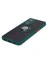 Kup Bizon Case Hybrid Ring Oppo Reno8 T rauchig mit einem dunkelgrünen Rahmen - BIZ667 - {ean13} - Sklep Home Screen