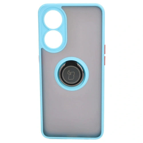 Kup Pouzdro s úchopem na prst Bizon Case Hybrid Ring pro Oppo Reno8 T kouřové s světle modrým rámečkem. - BIZ668 - {ean13} - Sklep Home Screen