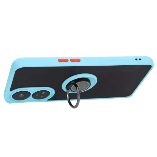 Kup Pouzdro s úchopem na prst Bizon Case Hybrid Ring pro Oppo Reno8 T kouřové s světle modrým rámečkem. - BIZ668 - {ean13} - Sklep Home Screen