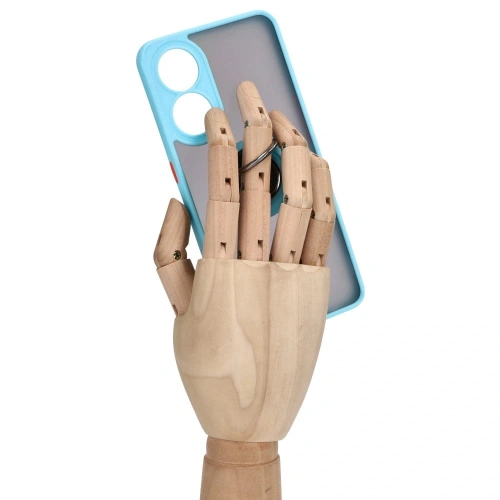 Kup Pouzdro s úchopem na prst Bizon Case Hybrid Ring pro Oppo Reno8 T kouřové s světle modrým rámečkem. - BIZ668 - {ean13} - Sklep Home Screen