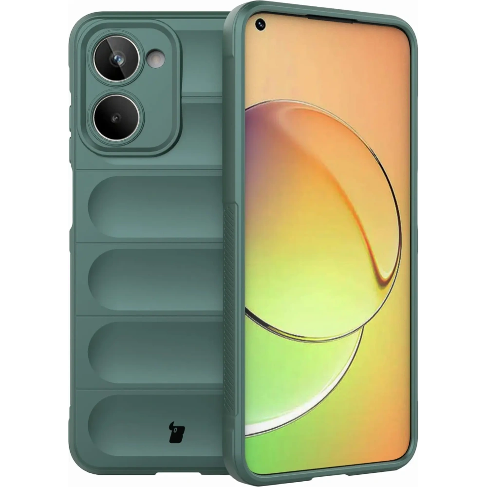 Pancerne etui Bizon Case Tur do Realme 10 ciemnozielone