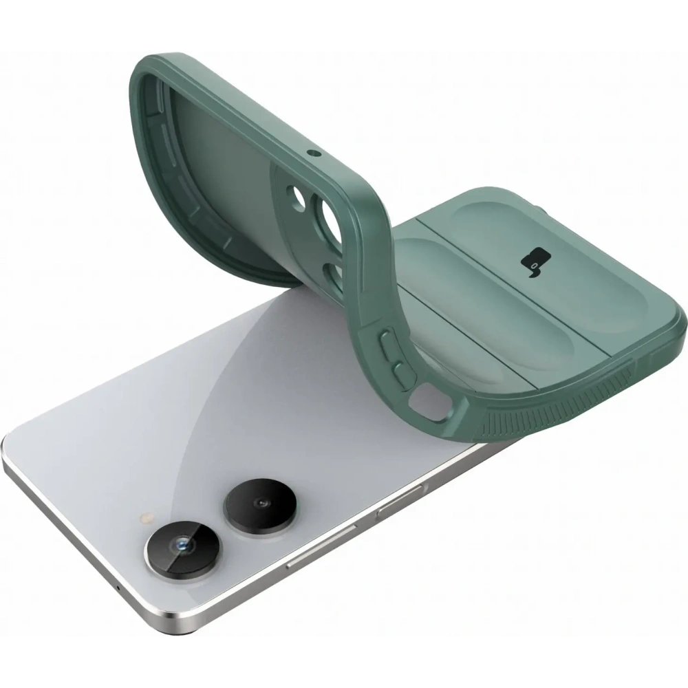 Pancerne etui Bizon Case Tur do Realme 10 ciemnozielone