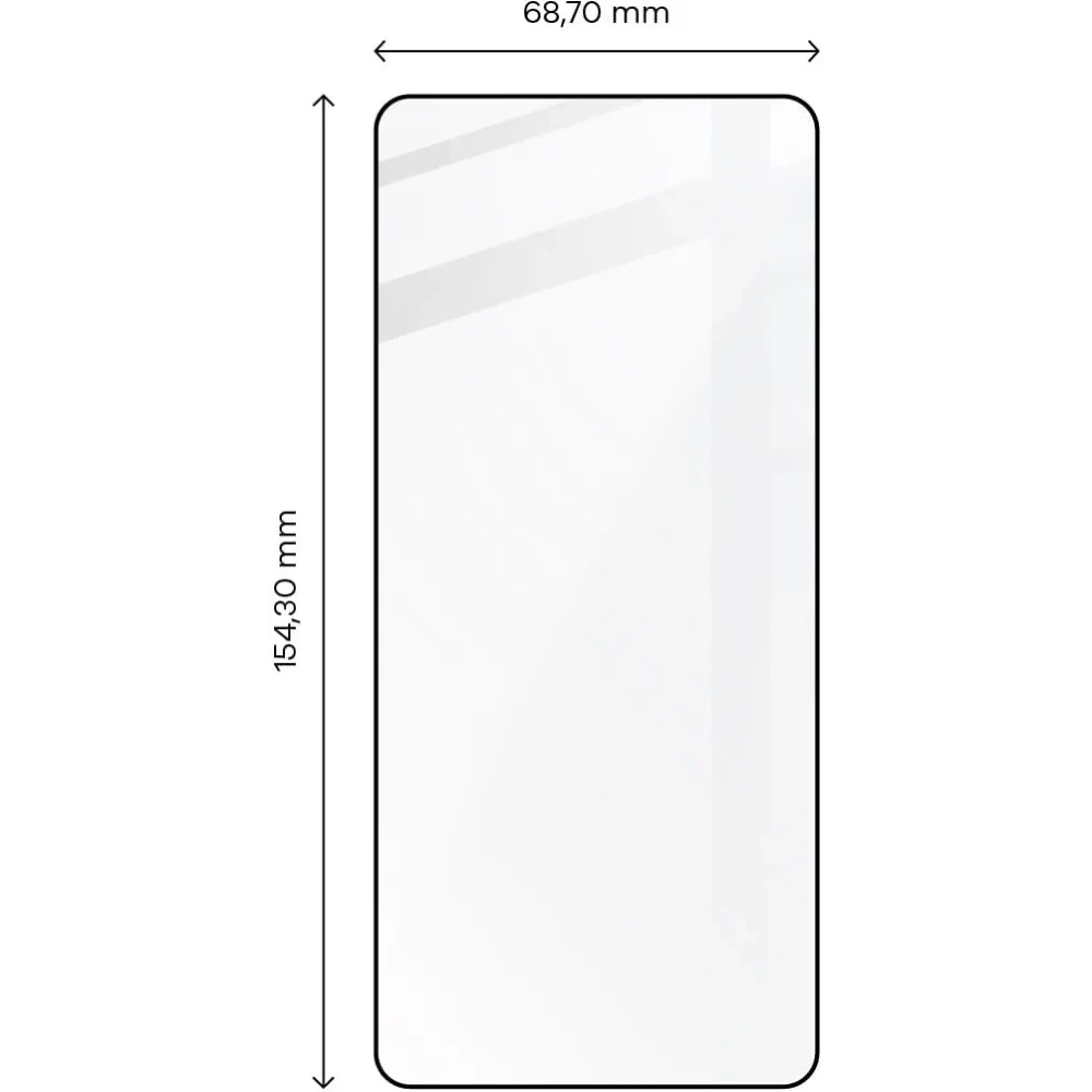 Szkło hartowane Bizon Glass Edge 2 do Realme 10 4G czarne