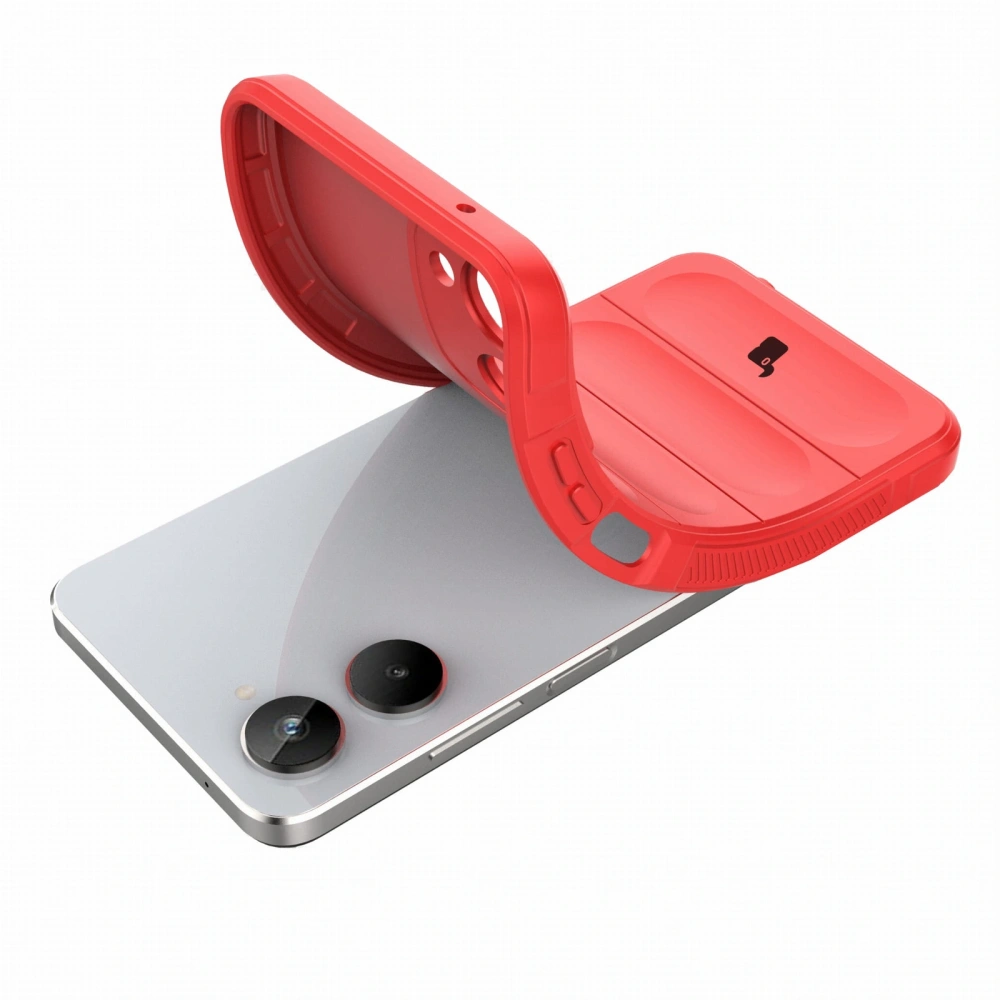 Pancerne etui Bizon Case Tur do Realme 10 czerwone