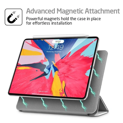 Kup Etui ESR Magnetic Yippee Apple iPad Pro 12.9 2018 (3. generace) Šedá - ESR031GRY - {ean13} - Sklep Home Screen