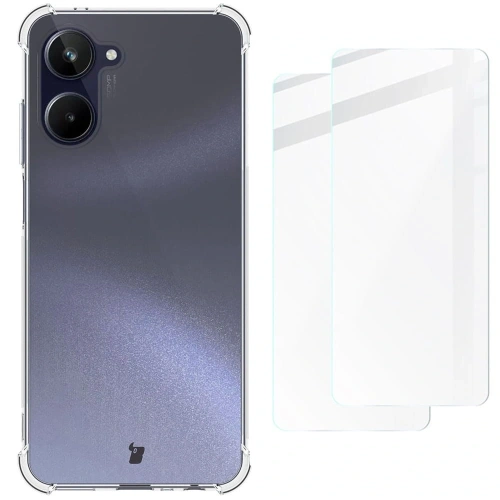 Kup Bizon Case Clear Pack husă + 2x sticlă de protecție Realme 10 4G clară - BIZ677 - {ean13} - Sklep Home Screen