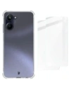 Etui + 2x szkło na ekran Bizon Case Clear Pack do Realme 10 4G przezroczyste